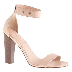 “J. Crew” Lanie Stacked-Heel Sandals